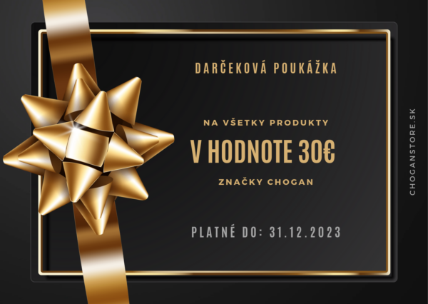 Darčeková poukážka 30€