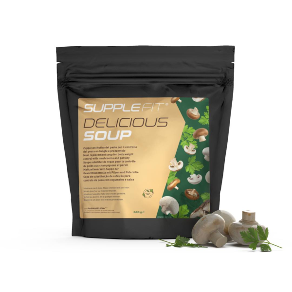 Vegánska proteínová polievka – huby a petržlenová vňať – 620g